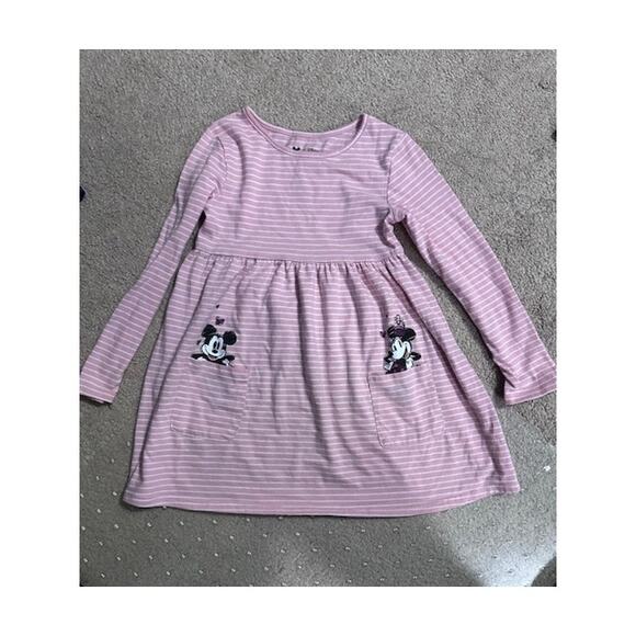 Disney  Minnie Mouse Dress 4T – Pink Striped Limited Edition - Picture 2 of 2